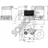 Масляный радиатор двигателя SOMORA HV WPI 1418461595 SKQE9AV 093465A