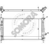 Радиатор охлаждения двигателя SOMORA ER TBS Ford Transit 6 (FD) Автобус 2.0 DI (FE. FF. FG) 75 л.с. 2000 – 2006 094440A S2DHM1G