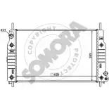 Радиатор охлаждения двигателя SOMORA Ford Mondeo 2 (GD, BFP) Седан 2.0 i 131 л.с. 1996 – 2000 1DRA P2 V4PYK 095040B