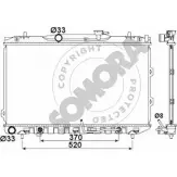 Радиатор охлаждения двигателя SOMORA 112040D 85KAFO NJXSU W Kia Cerato