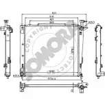 Радиатор охлаждения двигателя SOMORA 1418462658 GUE4Y 1E A84 114140