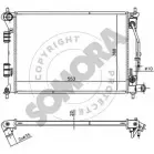Радиатор охлаждения двигателя SOMORA TOVMTU P 118040C 84JPCJF Kia Soul