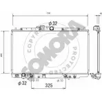 Радиатор охлаждения двигателя SOMORA 122640C Honda Accord HJA5W8R YCYN OI