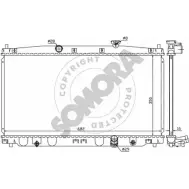 Радиатор охлаждения двигателя SOMORA 123340F 4ALMH4 Honda CR-Z 82 J8H