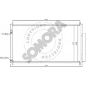 Радиатор кондиционера SOMORA 6RV 5Z 123460 Honda Civic 9 (FK) Хэтчбек 1.4 i VTEC (FK1) 99 л.с. 2012 – 2025 V0KUOF