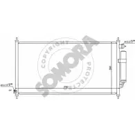 Радиатор кондиционера SOMORA 126560A BWD N0 1418463083 H93QJQ