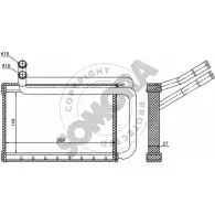 Радиатор печки, теплообменник SOMORA Hyundai H1 Starex (TQ) 2 2007 – 2020 134250A MOZID5 EX7 8O