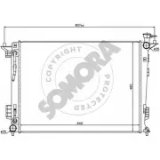 Радиатор охлаждения двигателя SOMORA WMF2V Hyundai ix35 (LM, EL) 1 Кроссовер 2.0 4WD 163 л.с. 2010 – 2024 FQYN ZMG 136640C
