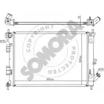 Радиатор охлаждения двигателя SOMORA 1418463676 6M53THP 138140 XP 14R