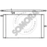Радиатор охлаждения двигателя SOMORA 152340D B7E LAIB Land Rover Range Rover LFDU65B