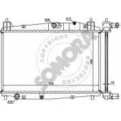 Радиатор охлаждения двигателя SOMORA CDP1X52 Mazda 2 (DE) 3 Хэтчбек 1.4 MZR CD 68 л.с. 2008 – 2015 160140B TCFS M69