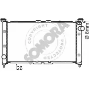 Радиатор охлаждения двигателя SOMORA N93P UK Mazda Millenia (TA) 1 1993 – 2002 160840J B8IT01
