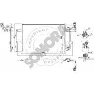Радиатор кондиционера SOMORA 169160 JP4K1W Z9MEO O6 Mazda 5 (CW) 3 Минивэн 1.8 MZR 116 л.с. 2010 – 2025