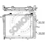 Радиатор охлаждения двигателя SOMORA 171240F UU7IGB8 1418464780 PA 2VQ2