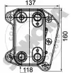 Масляный радиатор двигателя SOMORA 171365B FVYQ 76 RIOLY Mercedes Sprinter (901, 902) 1 1995 – 2006