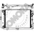 Радиатор охлаждения двигателя SOMORA 7MFT12 Q 171440 7BLYO8W Mercedes E-Class (W212) 4 Седан 1.8 E 200 NGT (2141) 163 л.с. 2011 – 2024