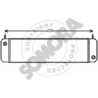 Масляный радиатор двигателя SOMORA 0CGM2A 1418465201 174065A 0RLM 7LT