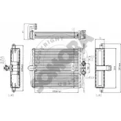 Радиатор печки, теплообменник SOMORA B1CM C7 ZFHJM 174150 Mercedes S-Class (W140) 3 Седан 3.2 300 SE. SEL/S320 (140.032. 140.033) 231 л.с. 1991 – 1998