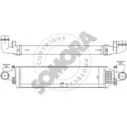 Интеркулер SOMORA J3SFWBV Mercedes GLA (X156) 1 2013 – 2020 175445A XJEI7X U