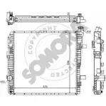 Радиатор охлаждения двигателя SOMORA 179940A 4OID X Mercedes Vario (612D) 1 Самосвал 4.3 615 D. 616 D (6631. 6632) 156 л.с. 1998 – 2024 BR694E1