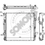 Радиатор охлаждения двигателя SOMORA 1HCHP 179940B Mercedes Vario (612D) 1 Самосвал 7Q4L1 I7