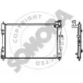 Радиатор охлаждения двигателя SOMORA ZRK4 9 181240A Mitsubishi Colt 6 (Z3, Z2) 2002 – 2013 PZYUE