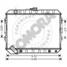 Радиатор охлаждения двигателя SOMORA THA HS 183143A Mitsubishi Pajero 2 (V3, V2, V4) Внедорожник 3.0 V6 4WD (V23W. V43W. V23C) 150 л.с. 1990 – 1995 05GK7