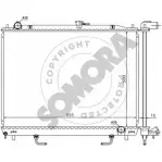 Радиатор охлаждения двигателя SOMORA FOM4Z9D 183341A J0C UT Mitsubishi Pajero 3 (V60) 1999 – 2007