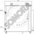 Радиатор кондиционера SOMORA 1418465819 NOU8966 185460 ASBV6 07