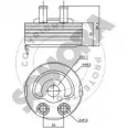 Масляный радиатор двигателя SOMORA VW0CBJ 3 39VV7 1418466236 193465