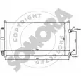 Радиатор кондиционера SOMORA 845T 3 195560B Nissan X-Trail (T30) 1 Кроссовер 2.2 dCi 4x4 136 л.с. 2003 – 2013 10D9CD