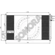 Радиатор кондиционера SOMORA QE14E 1 JDXP7 195660F 1418466325