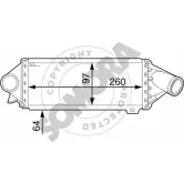Интеркулер SOMORA Opel Astra (F) 1 Универсал 1.7 TDS (F08. C05) 82 л.с. 1991 – 1998 Z6YHMN 211545 2RV 9Z8Q