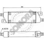 Масляный радиатор двигателя SOMORA 8ICW9RI 1418466874 211565 3RSO I5