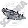 Фара SOMORA 220715A V48Q6I Peugeot 307 1 (3B, PF2) Кабриолет 2.0 16V 140 л.с. 2004 – 2009 QK5 SS3M