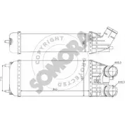 Интеркулер SOMORA YAQTU Peugeot 207 1 (WA, WC, PF1) Хэтчбек 1.6 HDi 92 л.с. 2009 – 2025 221545 AS KE2