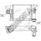 Интеркулер SOMORA SG15I W DXDOW 241345 Renault