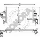 Интеркулер SOMORA N5MPQF VRYKI K 242045 Renault Laguna (B56) 1 Хэтчбек 2.2 dT (B569) 113 л.с. 1996 – 2001