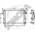 Радиатор охлаждения двигателя SOMORA 8CNWX B52G J6 242240A Renault Laguna (KG) 2 Универсал 2.0 dCi (KG1T) 150 л.с. 2005 – 2006