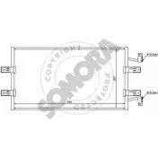 Радиатор кондиционера SOMORA Opel Vivaro (A) 1 Автобус 2.5 CDTI (F7) 146 л.с. 2006 – 2025 EKLEM9R 245260 2TTX3 O