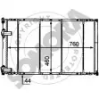 Радиатор охлаждения двигателя SOMORA S CZI4 Renault Master (JD) 2 Автобус 2.5 D 80 л.с. 1998 – 2001 AO3BQA0 245540B
