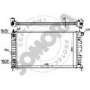 Радиатор охлаждения двигателя SOMORA MJR8 XB 272142 Saab 9-5 (YS3E) 1 Универсал 3.0 V6t 200 л.с. 1998 – 2009 7G32BP2