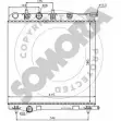 Радиатор охлаждения двигателя SOMORA N9XA 4 Skoda Felicia YM2S5K 290140A