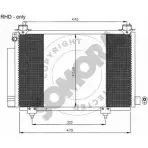 Радиатор кондиционера SOMORA WHR DF7 310160A Toyota Yaris (XP10) 1 Хэтчбек 1.5 (NCP13) 106 л.с. 2001 – 2005 NP8MQFB