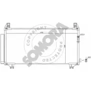Радиатор кондиционера SOMORA Toyota Vitz (XP90) 2 Хэтчбек 1.8 VVTi (ZSP90) 133 л.с. 2007 – 2011 5Z FREEA 310360D MIFVU