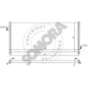 Радиатор кондиционера SOMORA SBOVGEN 332160A Subaru Legacy (BD, BG) 2 1993 – 1998 IF 48J