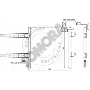 Радиатор кондиционера SOMORA RG2 DBKK 350060 Volkswagen Polo (6N, 6KV) 3 1994 – 2002 UV4NCJB