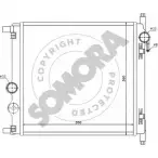 Радиатор охлаждения двигателя SOMORA X7Q9 05C RV9B0MH 1418472138 350240