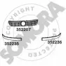 Решетка радиатора SOMORA 352207 V5XF SW NNKA43Z Volkswagen Passat (B5) 3 Универсал 2.8 Syncro 180 л.с. 1997 – 1999