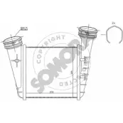 Интеркулер SOMORA KBO80M8 QWJ DKUL 352345RA Skoda